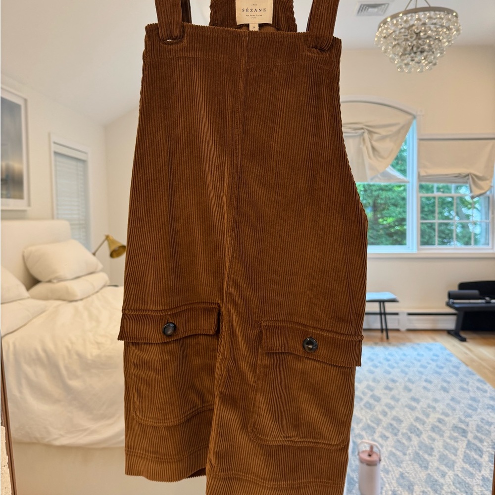 Sézane Brown Corduroy Dress
